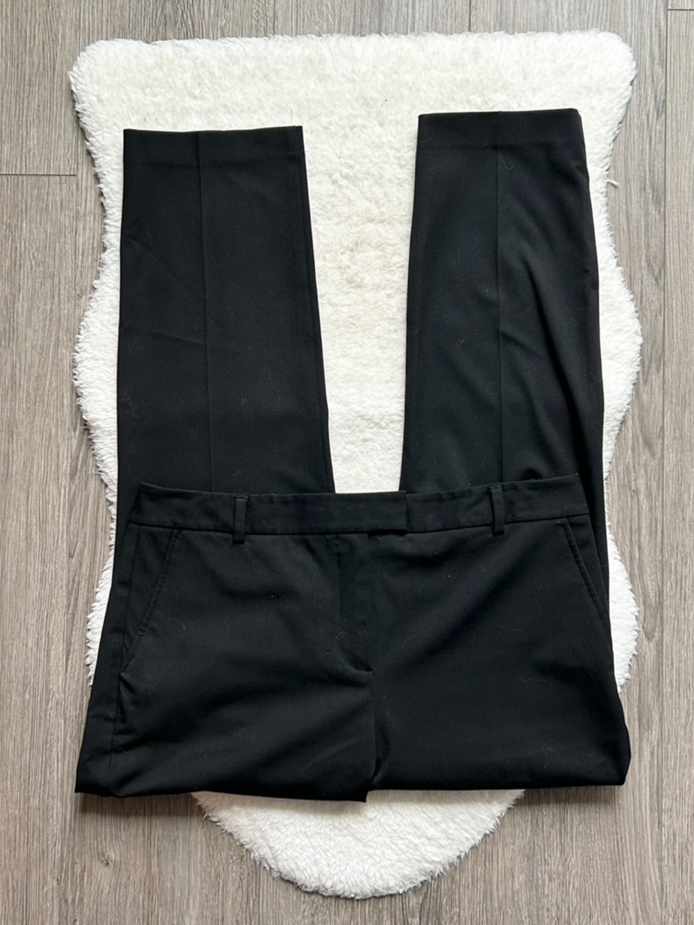 Reiss Black Women's Straight-Leg Joanne Dress Pants